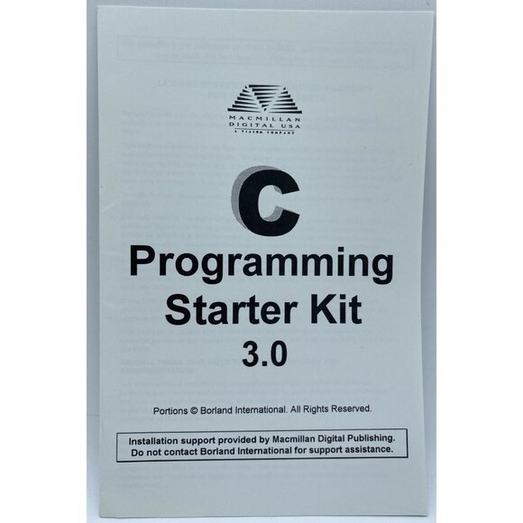 C and C++ Programming Starter Kit Version 3.0 Macmillan Book Cd Box 1998 - Picture 13 of 16